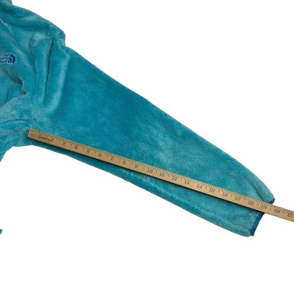 The North Face Womens XL Turquoise Blue Full Zip Fleece Full Zip Jacket - Picture 11 of 13